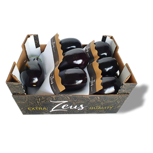 Caja de berenjenas negras Zeus