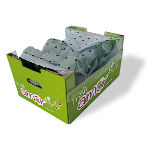 Caja de pimientos verdes fresh amor